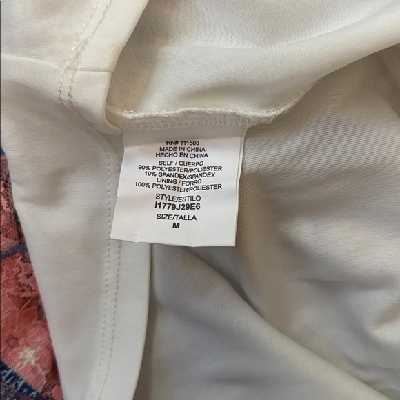 Love Reign Women’s Paisley Patterned Lace Dress with Belt Sz Medium Boho - Picture 5 of 6